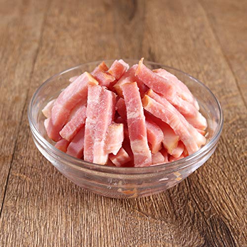 Amazon.co.jp: お店のための 厚切り短冊ベーコン（バラ凍結） 500g