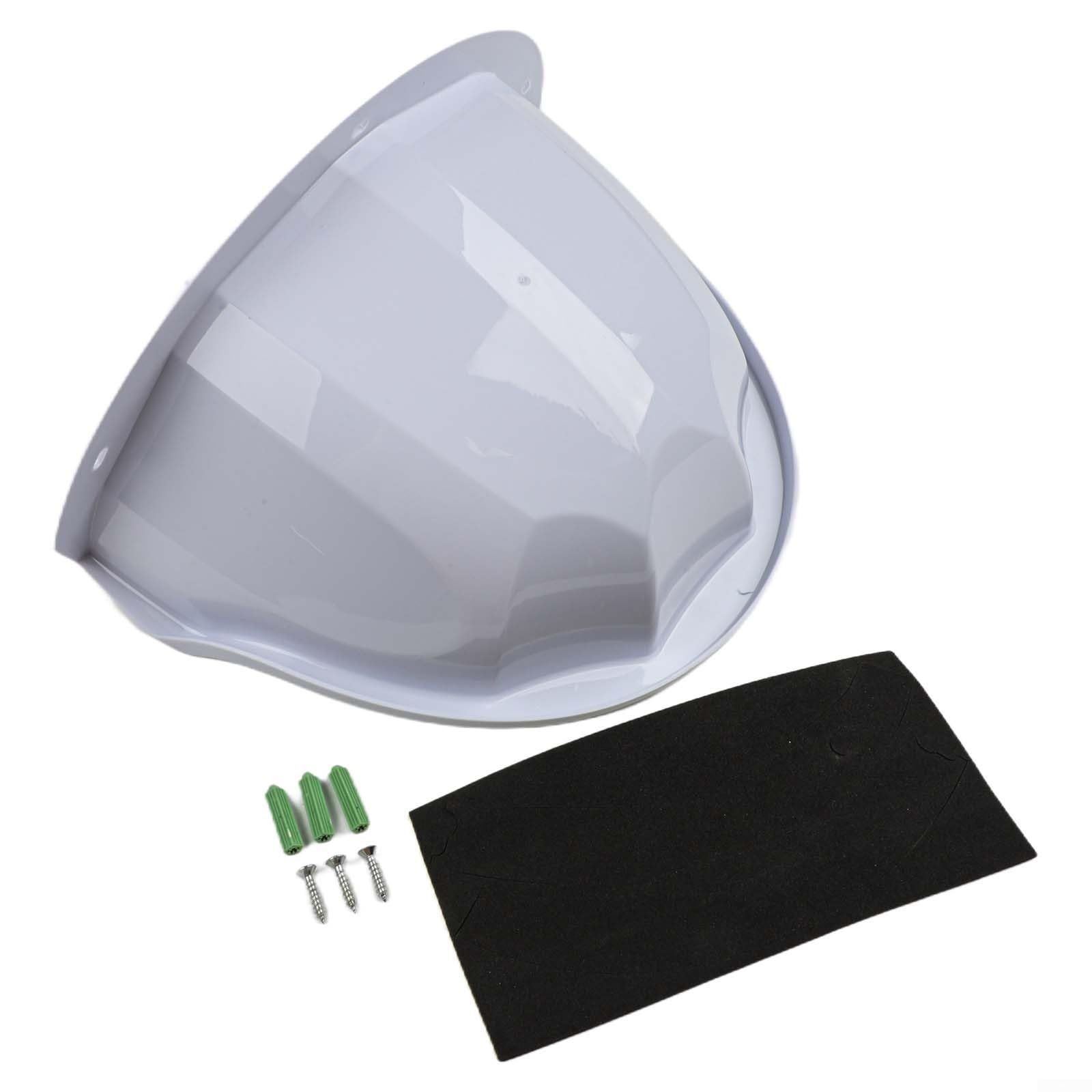 Housse de protection pour caméra extérieure, étanche, anti-pluie et anti-poussière, compatible avec les caméras de sécurité, boîtier en ABS blanc (1 pièce)