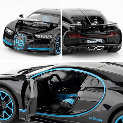 Image of Bugatti Chiron 1:32 Scale Diecast Model Car Collectible Toy for Kids & Adults, Birthday Gift (Colour as a per Stock)