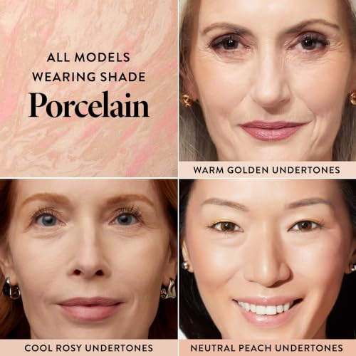 Image of LAURA GELLER NEW YORK Award-Winning Baked Balance-n-Brighten Color Correcting Powder Foundation - Handmade in Italy - Buildable Coverage, Matte Finish - For Mature & Sensitive Skin - 01 Porcelain