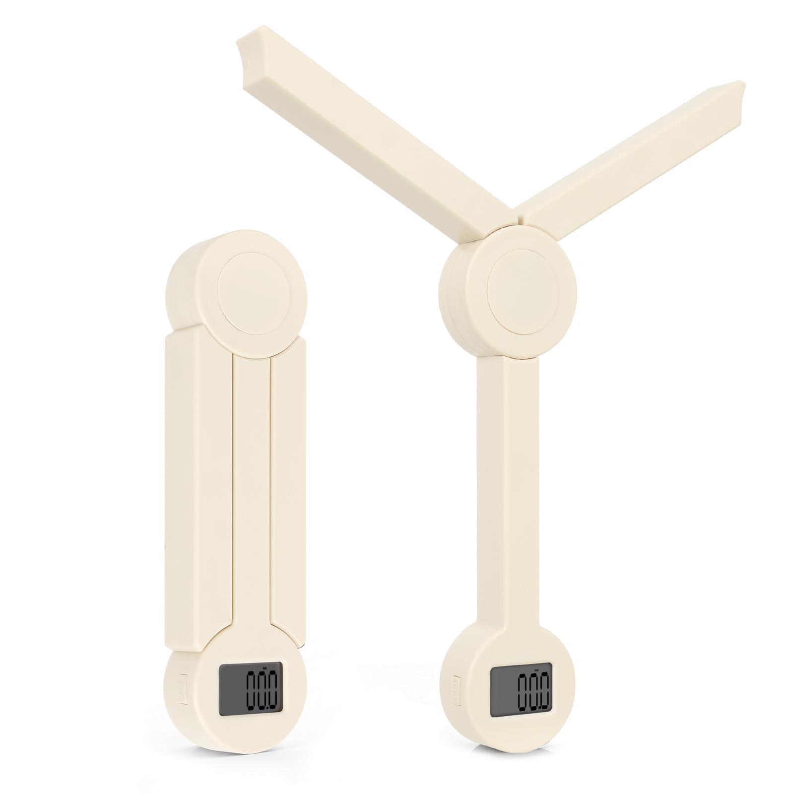 Báscula portátil para alimentos, mini báscula digital plegable de bolsillo, herramienta de pesaje compacta para control de dieta, viajes y horneado diario