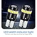 yorpyep 2 PCS Car T10 LED Marker Light, High-brightness Waterproof Bulb Suitable for License Plates Interiors Roofs Maps, 3014 18SMD Chipset Vehicle Replacement Bulb, for Most Cars, Trucks (White)