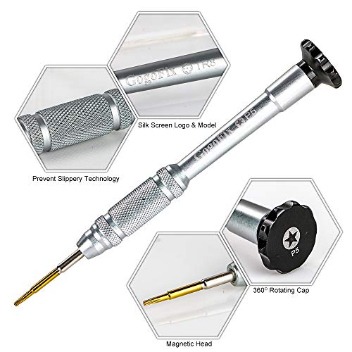 GogoFix Precision Pro Aluminum Alloy Screwdriver Tool Kit Compatible with MacBook Pro Air Retina Repairing and Maintenance