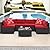 YIORTWO 7 Piece Patio Furniture Set, All Weather Outdoor Rattan Wicker, Patio Sectional with Waterproof Cushions and Tempered Glass Coffee Table, Outdoor Furniture for Balcony, Backyard, Garden, Red