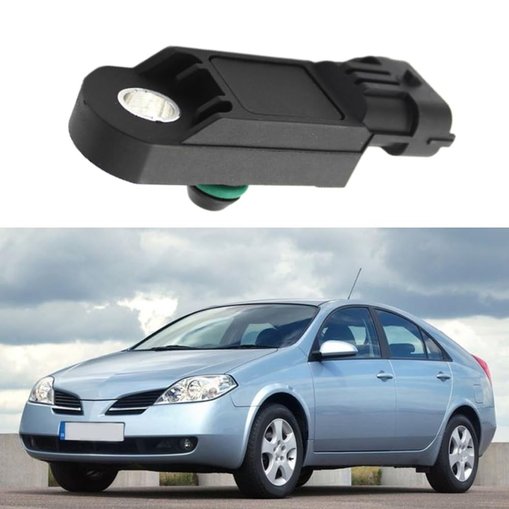Capteur de Pression de Collecteur, MAP Capteur de Pression d'Air Absolue de Suralimentation de Collecteur Compatible avec Nissan Compatible avec Renault, 0281002997 223650001R