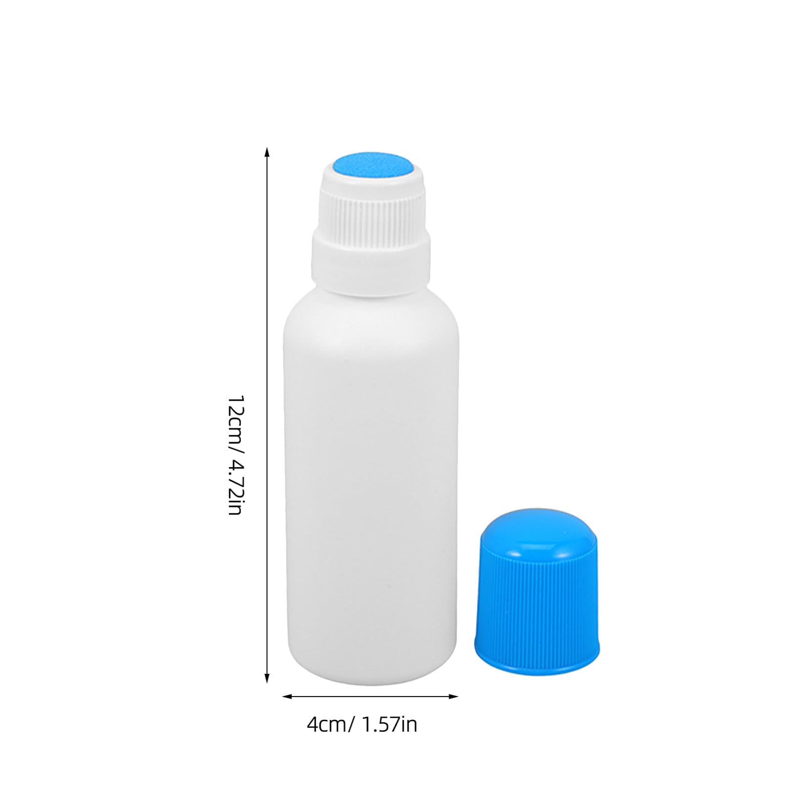 4pcs Bottiglie Vuote Con Inserto In Spugna Riutilizzabile In Plastica Applicator Bottiglie Per Colla Liquida Colore E Oli Essenziali