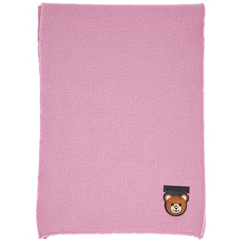 Moschino sciarpa lana Teddy bear donna rosa