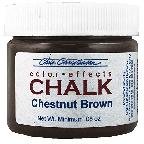 Chris Christensen Chestnut Brown Color Effects Chalk, Groom Like a Professional, Rich Color, .08 oz