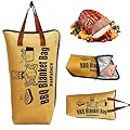 BBQ Blanket for Resting Meat, 21in Insulated Meat Resting Bag, Heavy Duty & Wide Mouth, Reusable Grilling Accessories for Large Brisket/Beef/Steaks/Chicken/Turkey