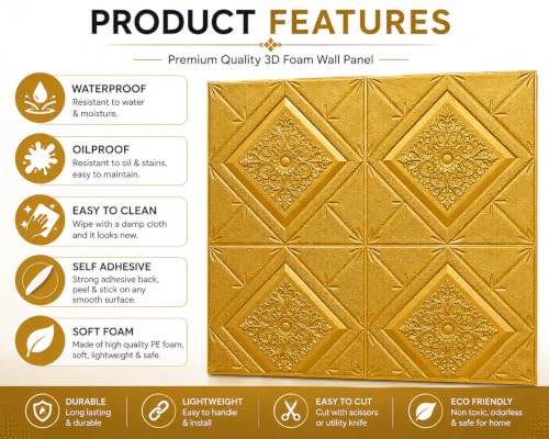 Image of Barebeauty 70 x 77 CM 3D Brick Wallpaper | Self-Adhesive Peel & Stick Wall Covering | Waterproof Decorative Sticker for Home, Bedroom & Living Room Decor (Pack of 2, 11.6 Sq. Ft. Approx)