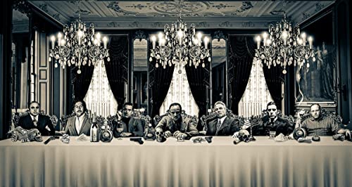 Gangsters Last Supper impression canvas premium et finition haut de gamme