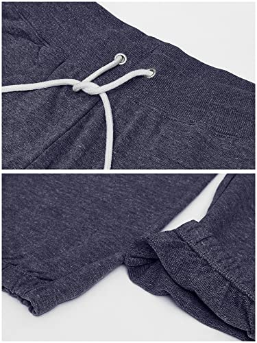 Image of U.S. POLO ASSN. Womens Sweatpants - Women Joggers Sweats with Logo Print - French Terry Poly-Cotton