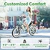 bluebiko 2 Seater Electric Bike, Green,with Baby seat #5