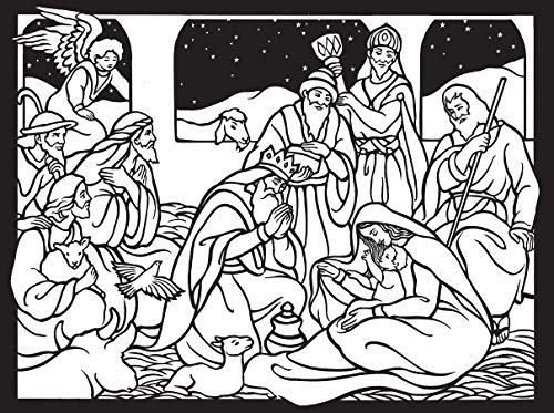 The Life of Jesus Stained Glass Coloring Book (Dover Classic Stories Coloring Book) - Image 4