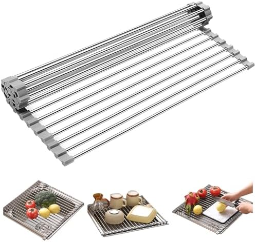 Kit 2 Escorredor de Pratos,Escorredor de Louça Dobravel,Tapete de...