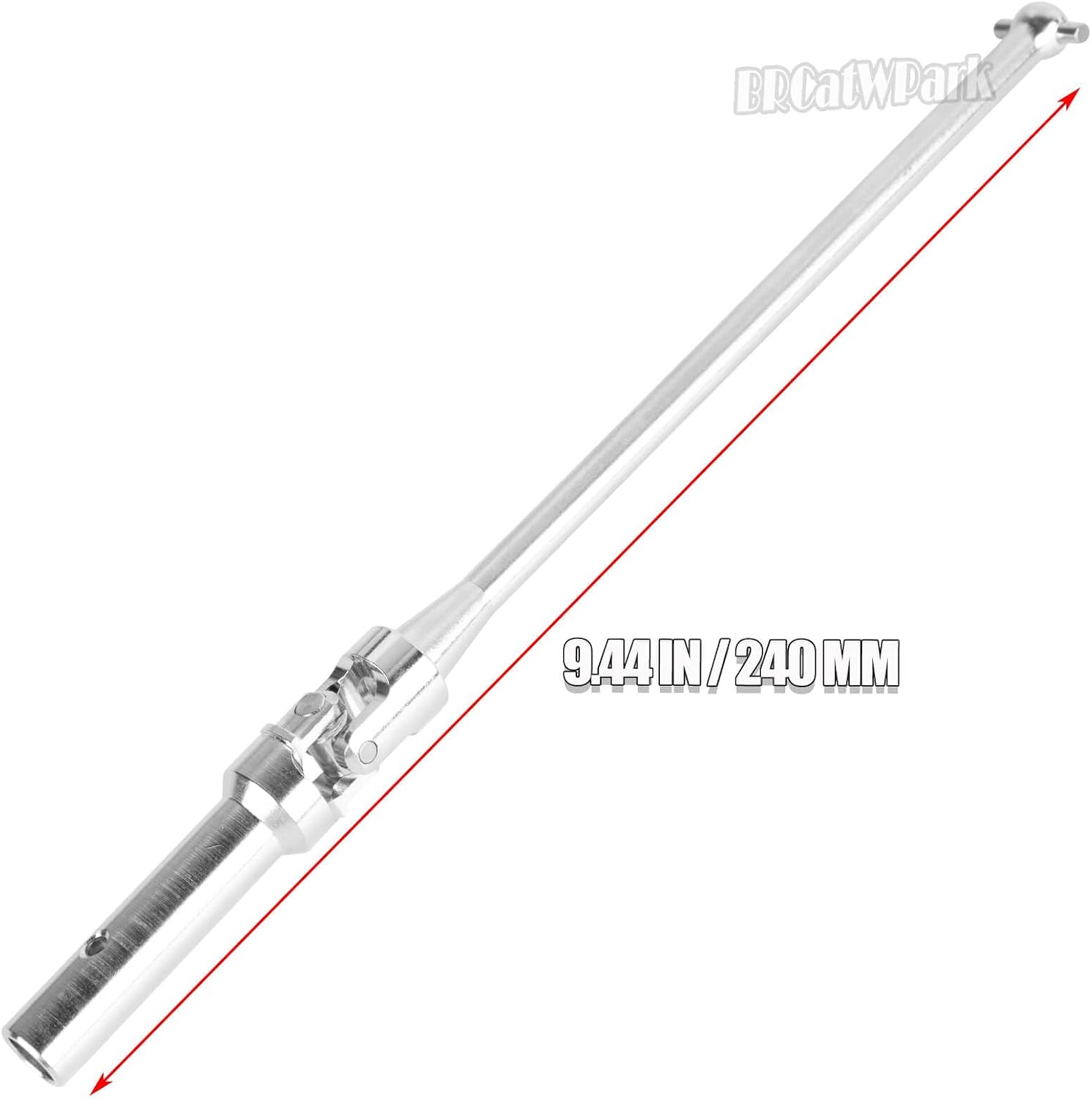 RC Drive Shaft Axles (Front Rear) Upgrades Part for 1/5 KRATON 8S BLX Outcast 8S BLX,4PCS CVD Driveshaft w/Wheel Hex Nuts Hop Ups,Silver & Red