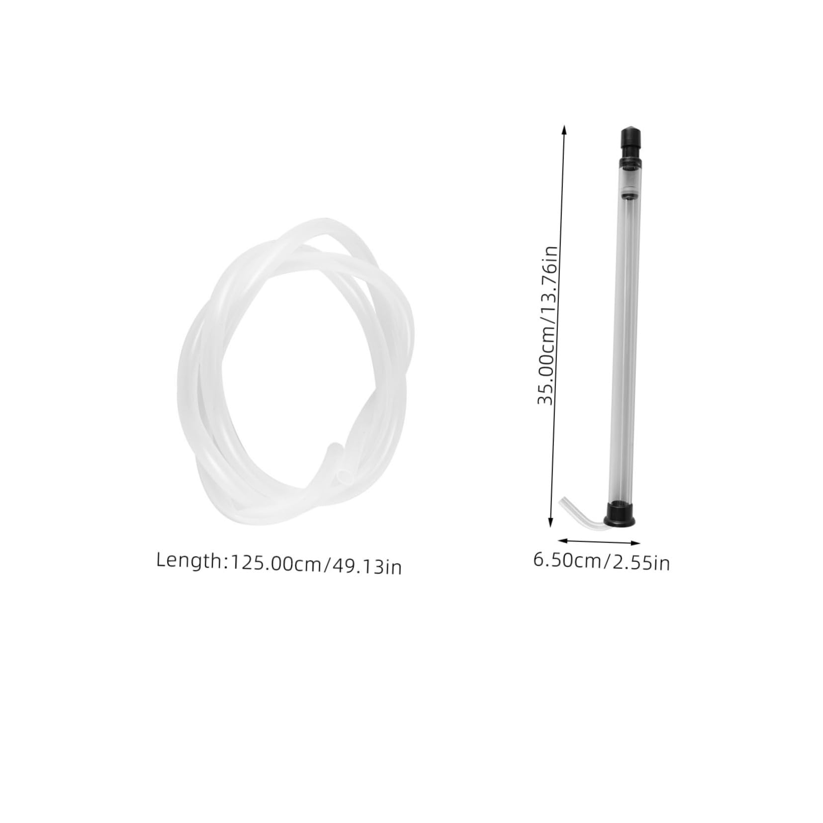 NAMOARLY 1set Automatic Siphon Transfer Tool Siphon Flexible Hose for Homebrewing Wine Bottling Crafting Lightweight Compact Design