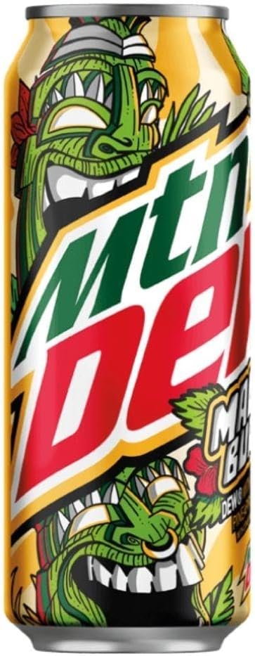 Limited Edition Mountain Dew Maui Burst, 16 fl oz can 4 pack