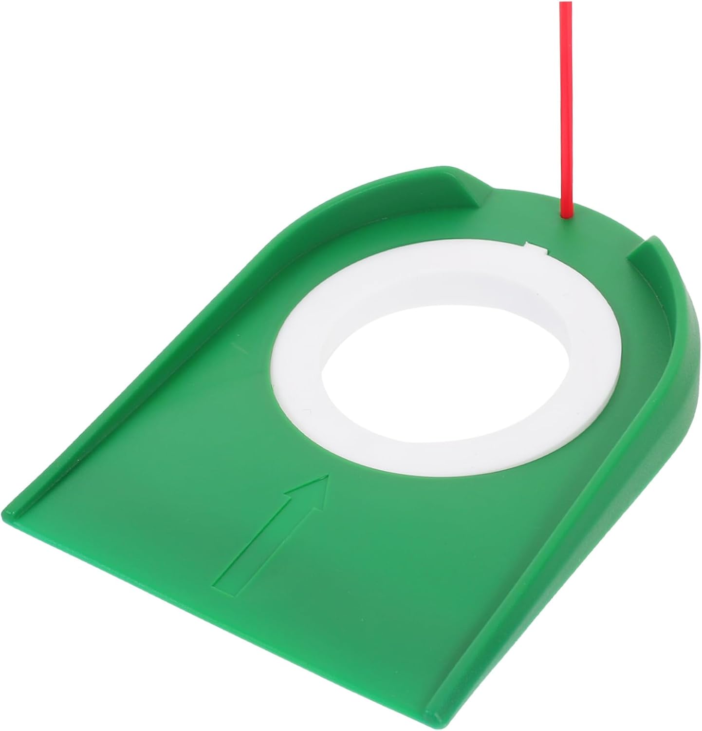 FAVOMOTO 9pcs Golf Putting Game Hole Cup and Flag Detachable Plastic Training Tools Regulation for Anywhere Practice