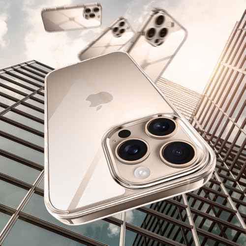 Image of Amozo for iPhone 16 Pro Back Case Cover |Ultra Hybrid Camera and Drop Protection Back Case Cover for iPhone 16 Pro - (Polycarbonate|Clear)