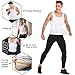 SZKANI Mens Compression Shirt to Hide Gynecomastia Moobs Slimming Body Shaper Vest White