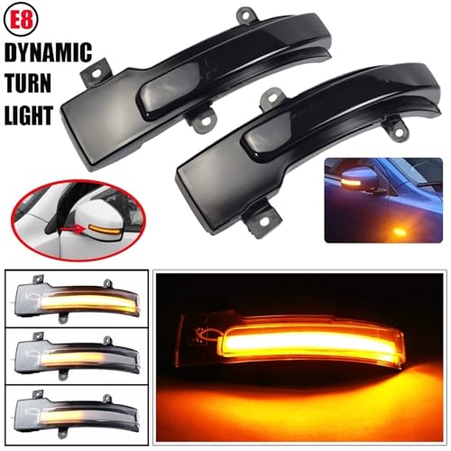 Luz direccional lateral para Lancer 2016 retrovisor negro 8351A135 4