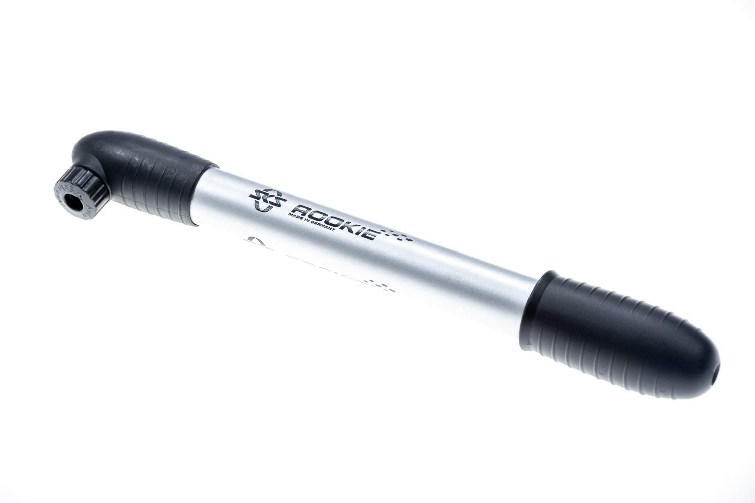 SKS Rookie Fahrrad Luft Pumpe für Gepäckträger 275-415mm AV Auto Ventil Schrader Schwarz Silber Sport & Freizeit
