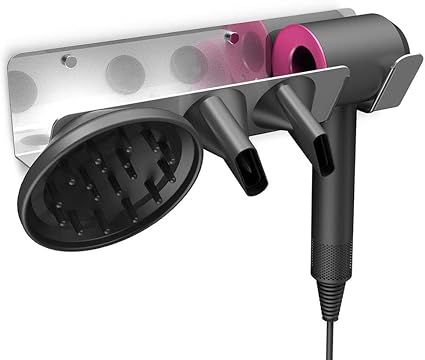Dyson,secador Ultrasónico,soporte De Pared,impermeable,aleación De  Aluminio,soporte De Baño,secador De Pelo,amplificador,dos Toberas,enchufe  De Energía. : Amazon.es: Hogar y cocina