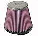 K&N Universal Clamp-On Air Intake Filter: High Performance, Premium, Replacement Filter: Flange Diameter: 2.375 In, Filter Height: 4.40625 In, Flange Length: 0.75 In, Shape: Oval Straight, RC-70032