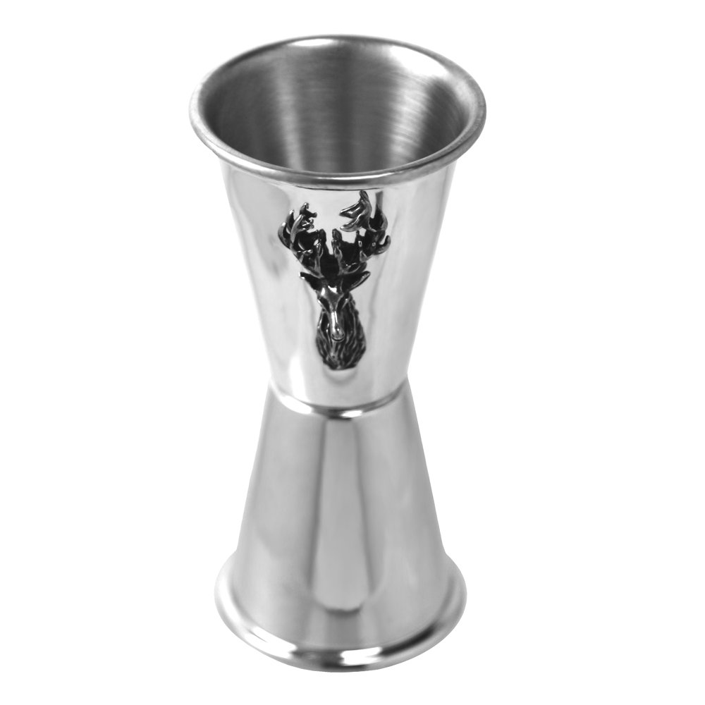 English Pewter Company Stag Head Spirit Measure Shot Glass [PG627]
