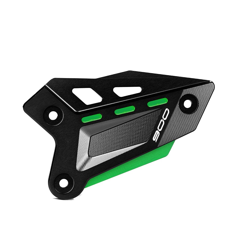 Modeer für Z900 2018-2023 2024 2025 Z900SE 2022-2023 2024 2025 Motorrad CNC Fußstütze Front Pedal Wing Bracket Protector Fußrasten-Fersenplatten Schutzabdeckung z 900 se Zubehör (Schwarz-Grün)