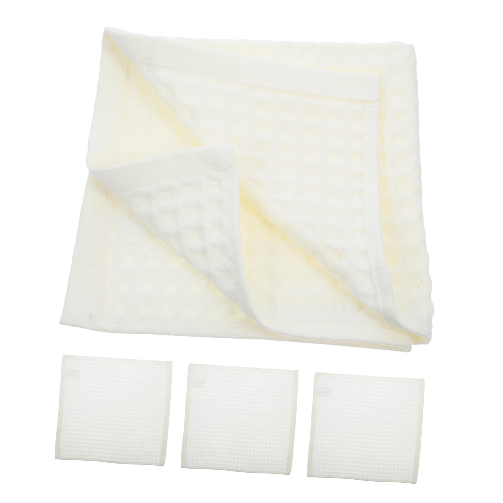 Toallas de baño de algodón para hogar y viajes, pack de 4 toallas de gofre