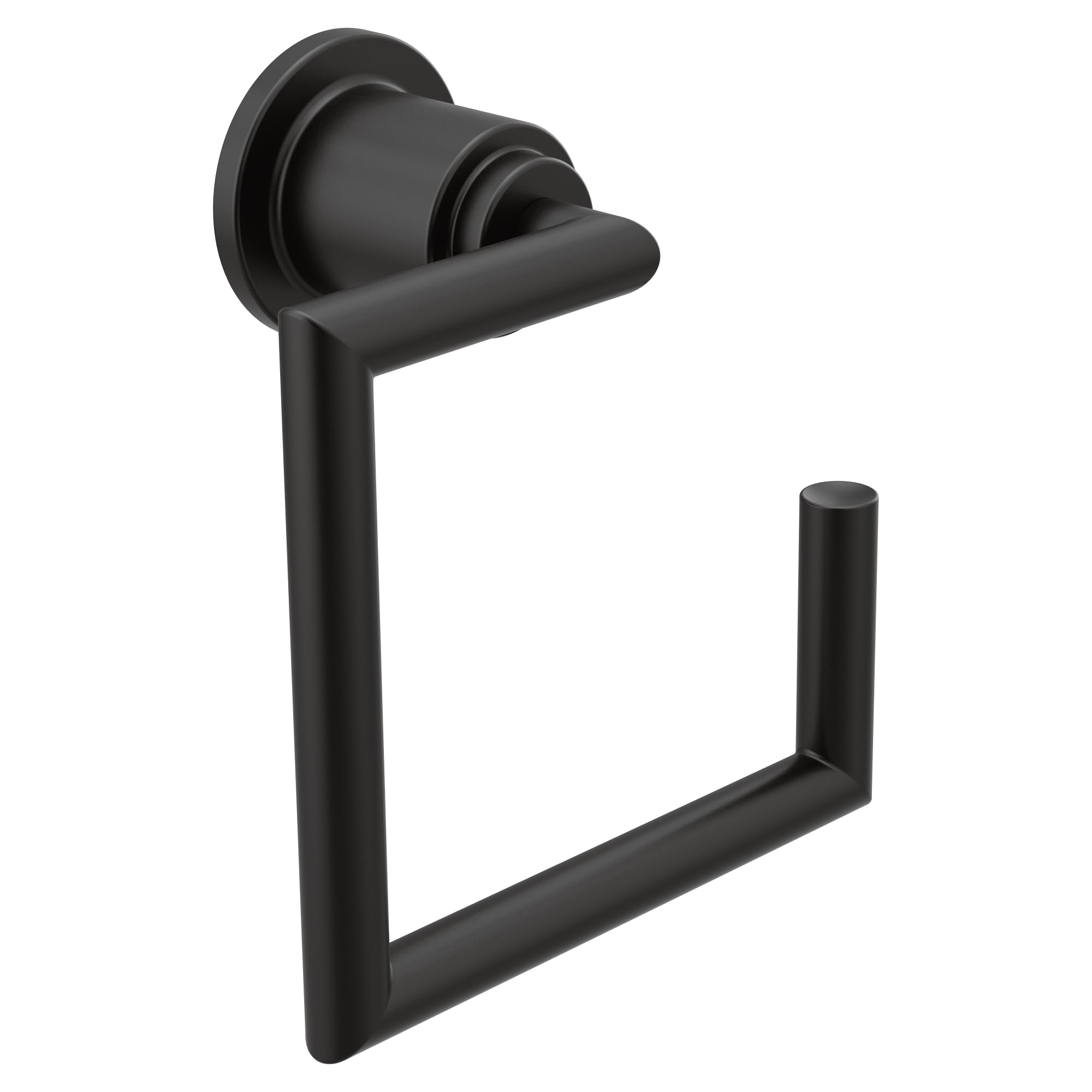 Moen YB0886BL Arris Anneau Porte-Serviette pour une Douche Moderne et Épurée