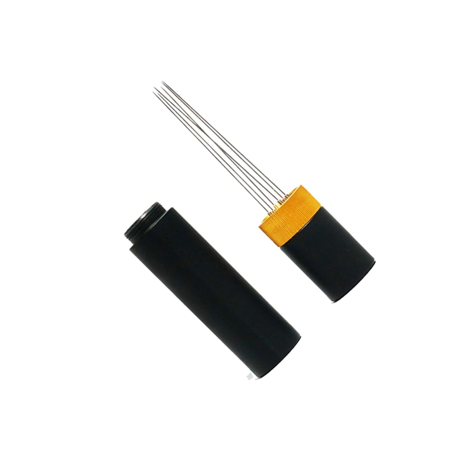 Elnwnnkc Espresso Distribution Tool Espresso Accessories Coffee Distributor Needle Distributor for Machine Accessories Keychain Powder Holder