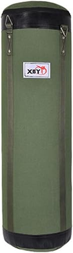 Miniatura 9 de Saco de boxeo pesado  Lona, bolsa de boxeo de entrenamiento para adultos, hombres y mujeres, ropa de entrenamiento MMA Muay Thai Kickboxing  Colgar