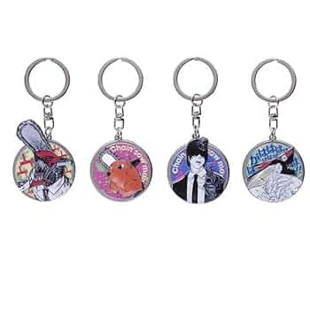 チェンソーマン　ボム　メタルキーホルダー チェンソーマン チェンソースイッチメタルキーホルダー