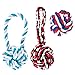 AMZpets Dog Toys for Aggressive Chewers, Dog Accessories Set of 7 for Medium or Large Breed, Knotted, Heavy Rope for Tug of War, Fetch, Teething