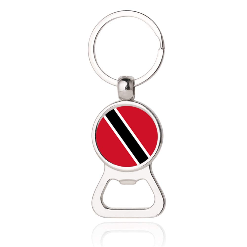 National Flag Style Trinidad and Tobago Keychain Bottle Opener Creative Souvenir Gift