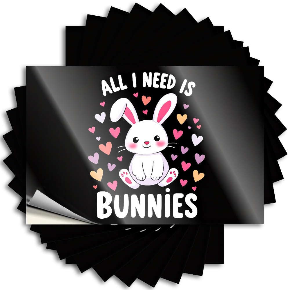 Lettering Sticker Farmhouse Porch Decor Custom Stickers, Helmet Waterproof All I Need is Bunnies for Hydro Flask | Smiley Face Vinyl Decals for Autumn Holiday Gift(6X9CM)