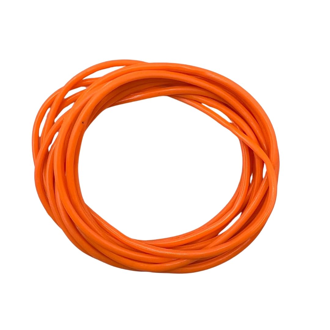 Fna Fashions Women's Orange Fna Fashions® 80S 90S Gummies Shag Bands Bracelets Jelly Gummy Bangles Pack Of 12 Accessories (, One Size (Pack Of 12))
