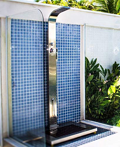 DUCHA INOX ADVANCE SODRAMAR COM MISTURADOR PISCINA JARDIM