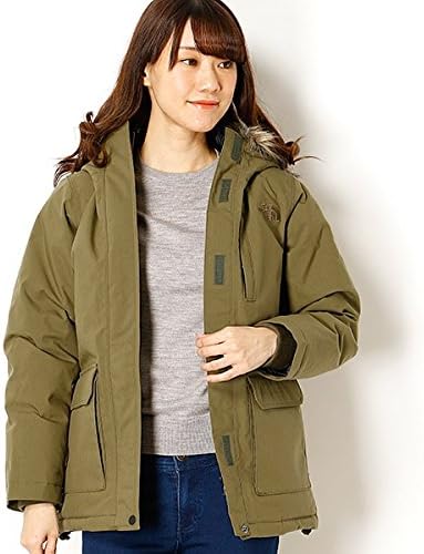 Amazon ザ ノース フェイス The North Face The North Face ファー付きフーディダウンジャケット レディース マクマードパーカ ミリタリオリーブ L アウトドア アウトドアジャケット 通販