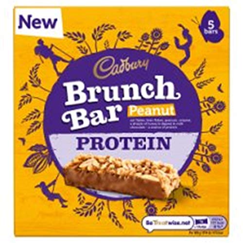 Price comparison product image Cadbury Brunch Bar Peanut Protein 5 Bars 160g