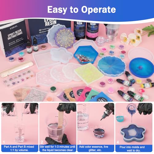 Save 35% on KISREL 32oz Epoxy Resin Starter Kit for Beginners - Image 5