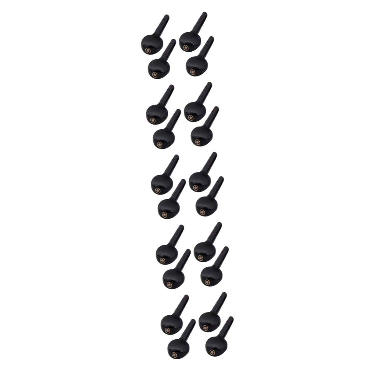 20 Pz Piroli Di Violino Piolo Di Accordatura Pirolo Fine Per Violino Pirolo Per Violino Del Violino Accessori in Oud Piroli Per Violino Tasti Dell'accordatore Black Ebano