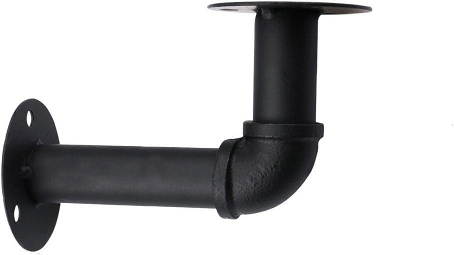 5.9''x3.9''Decor Industrial Iron Pipe Shelf Bracket Wall