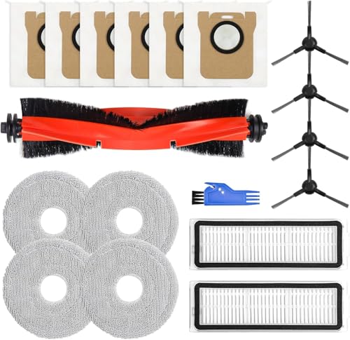 Kit 18 pièces pour Xiaomi Robot Vacuum X20 Pro avec brosse et lingettes
