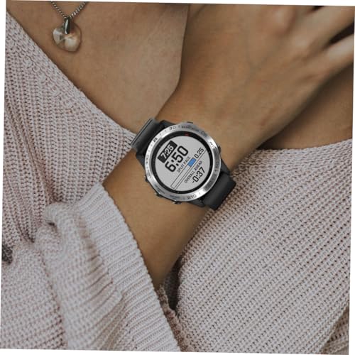 Cubierta protectora resistente de acero inoxidable plata para smartwatch 6X 4