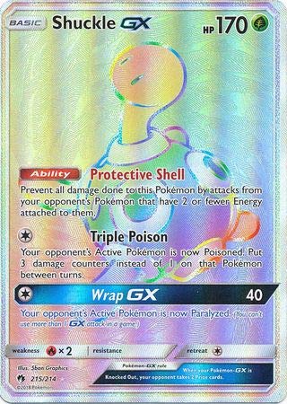 Amazon.com: Shuckle GX - 215/214 - Secret Rare