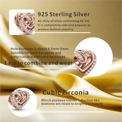 Image of Mom Family Charms Bead for Bracelets and Necklaces Jewelry Charm for Women Valentine Mother's Day